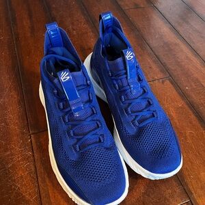 Under Armour Curry 10 Men's Royal Blue Athletic Shoes